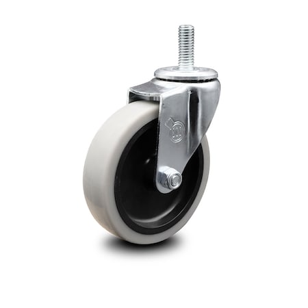 Service Caster 4 Inch Thermoplastic Rubber Wheel 1/2 Inch Threaded Stem Caster SCC-TS05S410-TPRS-121315